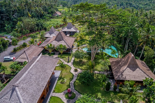 Permata Ayung Estate - Aerial shot